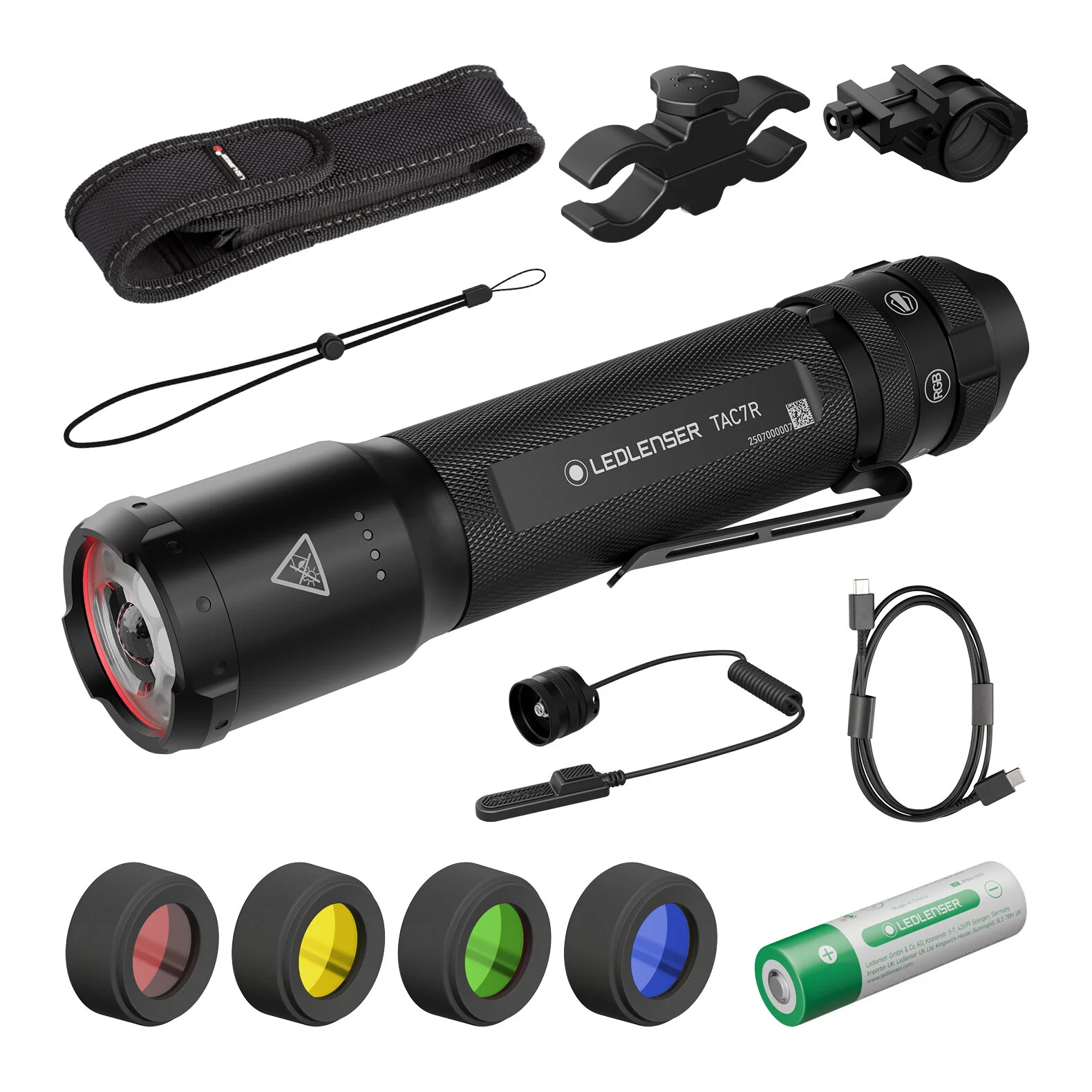 Latarka Tactical Outdoor Set TAC7R